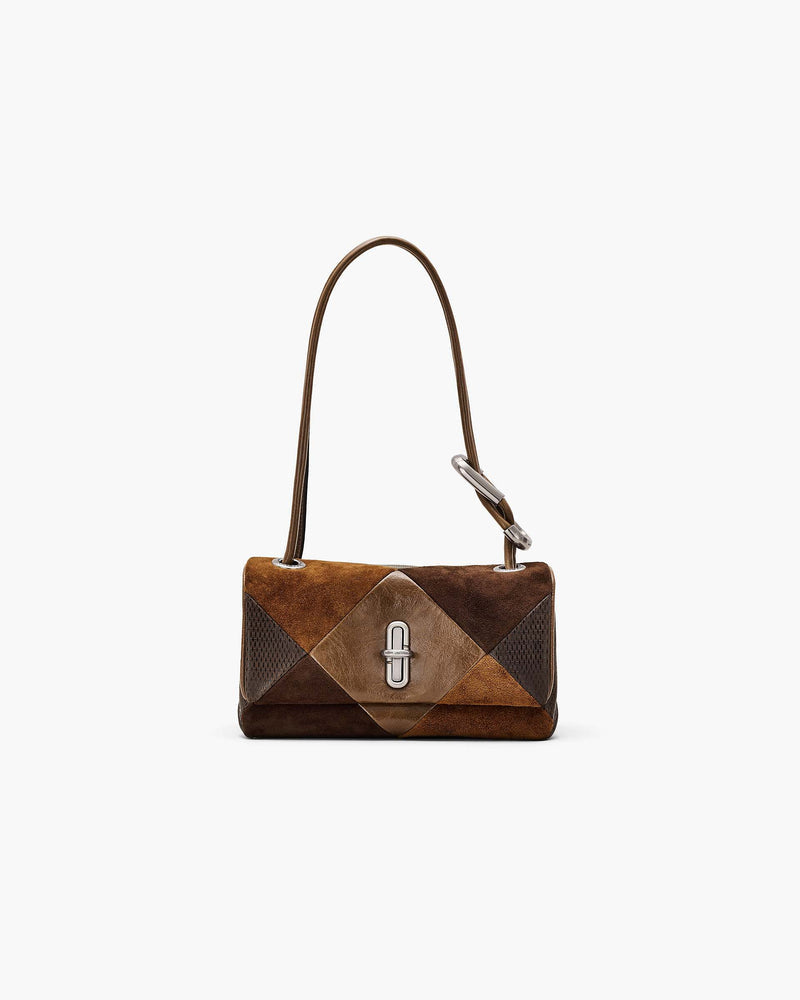 Marc Jacobs Marc Jacobs The Suede Patchwork Mini Dual Shoulder Bag Brown Multi Brown Multi