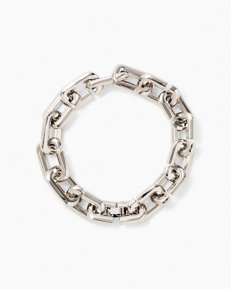 Marc Jacobs Marc Jacobs The J Marc Chain Link Bracelet Silver Silver