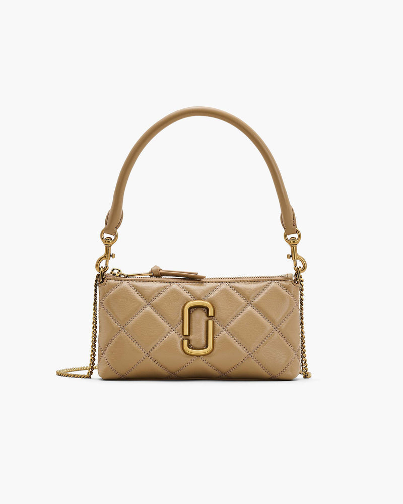 Marc Jacobs Marc Jacobs The Quilted Snapshot Convertible Shoulder Bag Camel Camel