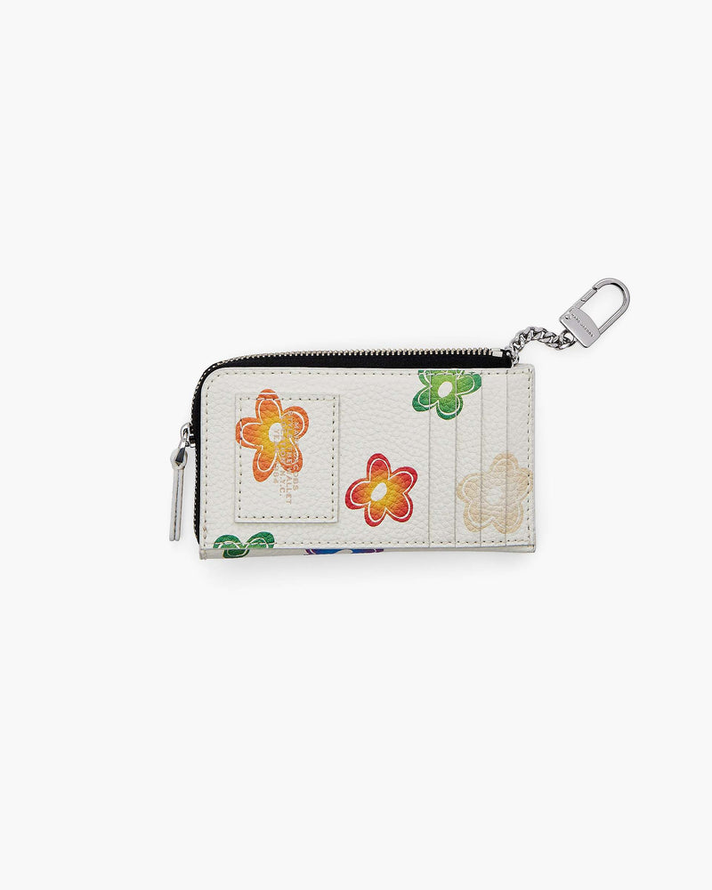 Marc Jacobs Marc Jacobs The Wild Daisy Top Zip Multi Wallet White Multi White Multi
