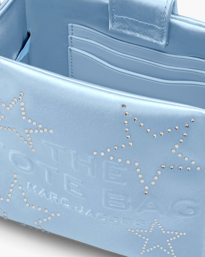 Marc Jacobs Marc Jacobs The Star Satin Mini Tote Bag Cloud Blue Cloud Blue