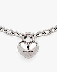 Marc Jacobs Marc Jacobs The Heart Balloon Necklace Light Antique Silver Light Antique Silver