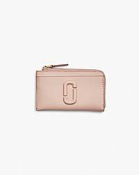 Marc Jacobs Marc Jacobs The Covered J Marc Top Zip Multi Wallet Rose Rose