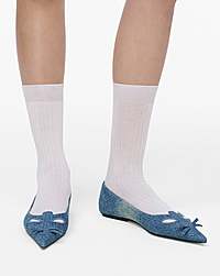 Marc Jacobs Marc Jacobs The Denim Kat Ballerina Vintage Indigo Vintage Indigo