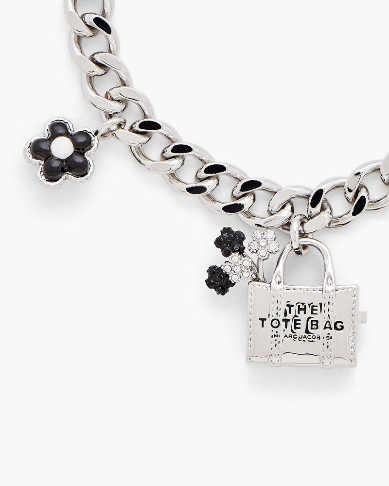 Marc Jacobs Marc Jacobs The Daisy Balloon Charm Bracelet Black/White Black/white