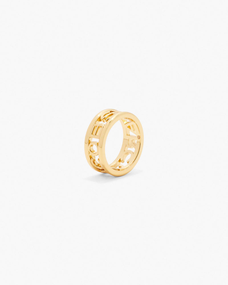 Marc Jacobs Marc Jacobs The Monogram Ring Gold Gold