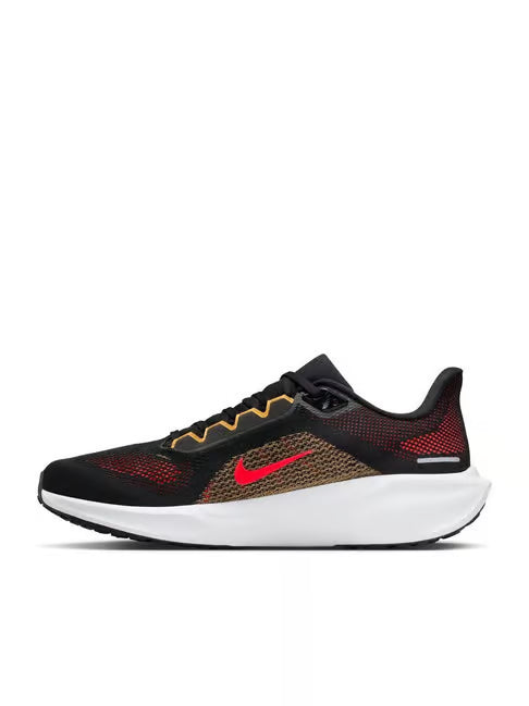 Nike Men's Air Zoom Pegasus 41 Black & Bright Crimson Running Shoes