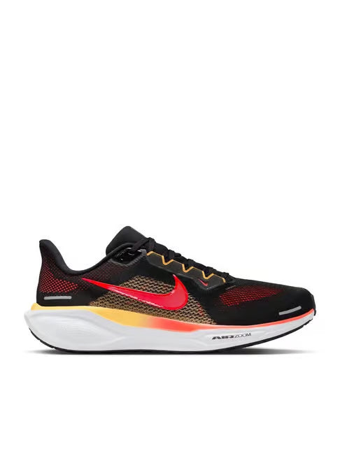 Nike Men's Air Zoom Pegasus 41 Black & Bright Crimson Running Shoes