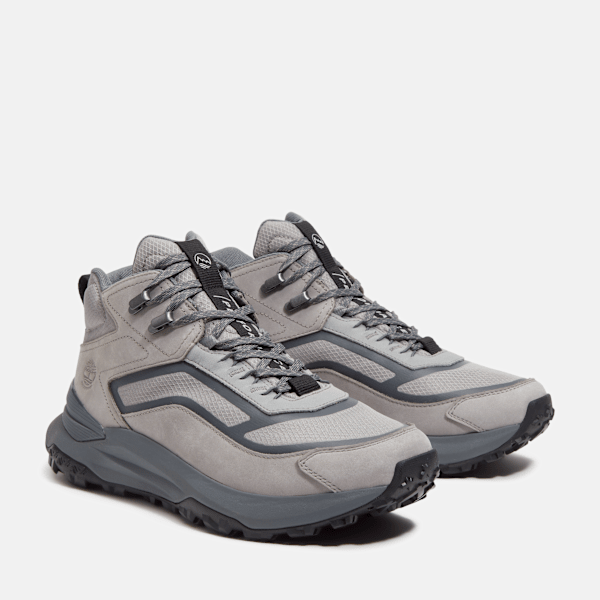 Timberland Motion Access Mid Waterproof Sneaker Medium Grey Ripstop Men'S