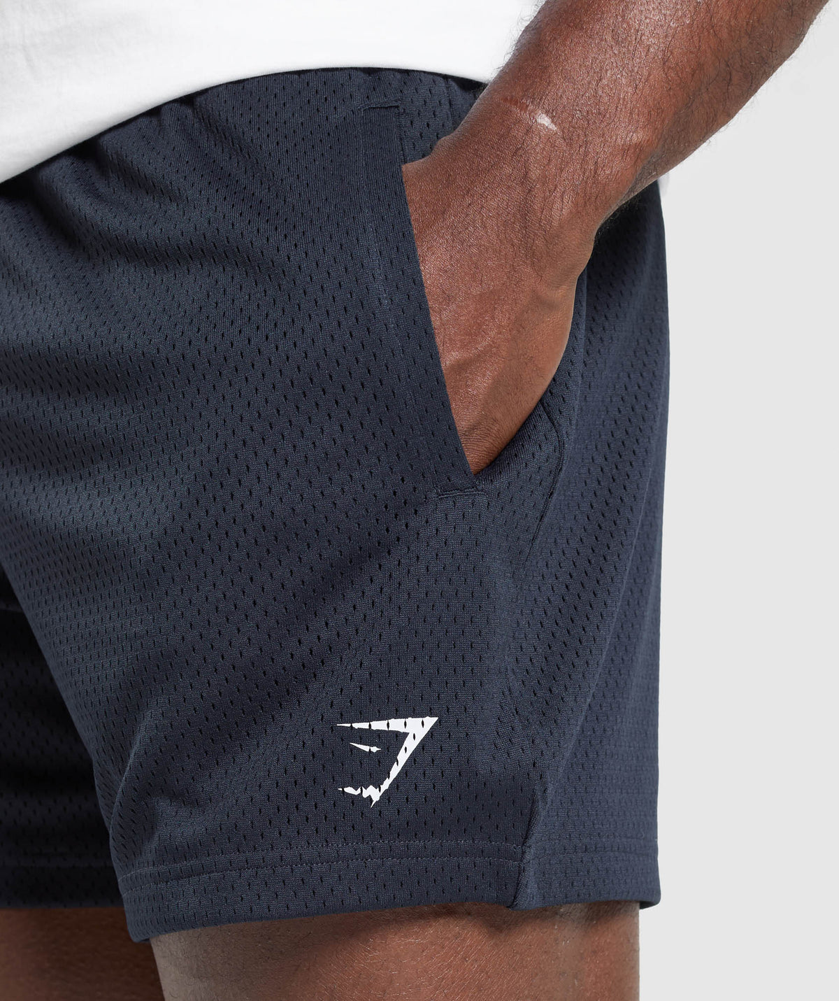 Gymshark Lifting Mesh 5" Shorts Heavy Blue