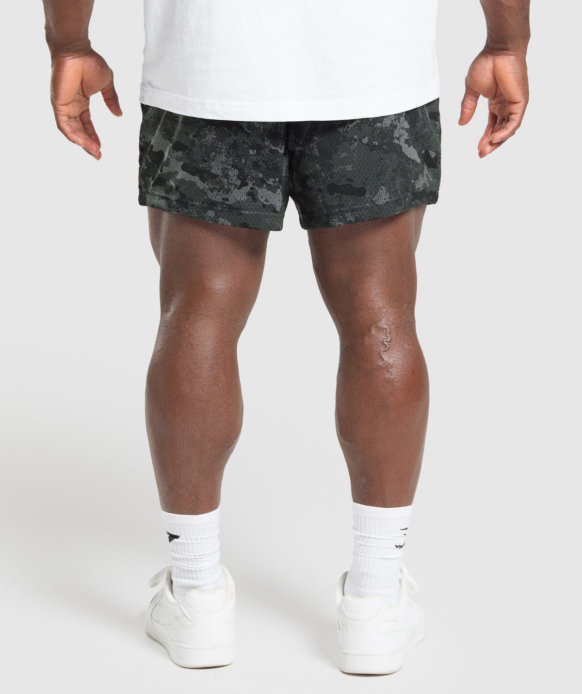Gymshark Lifting Mesh 5" Shorts Graphite Grey