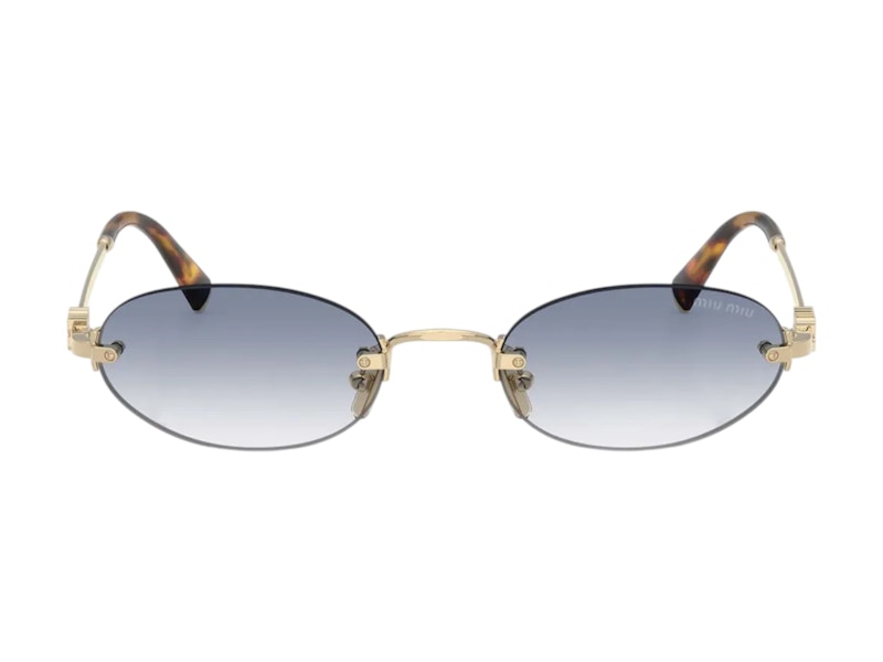 Miu Miu Logo Sunglasses Indigo (0MU A54S ZVN80O)