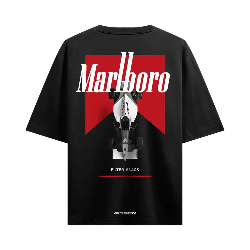 Myugen Marlboro Racing Oversized T-Shirt Black