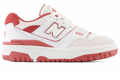 New Balance 550 White Brick Red