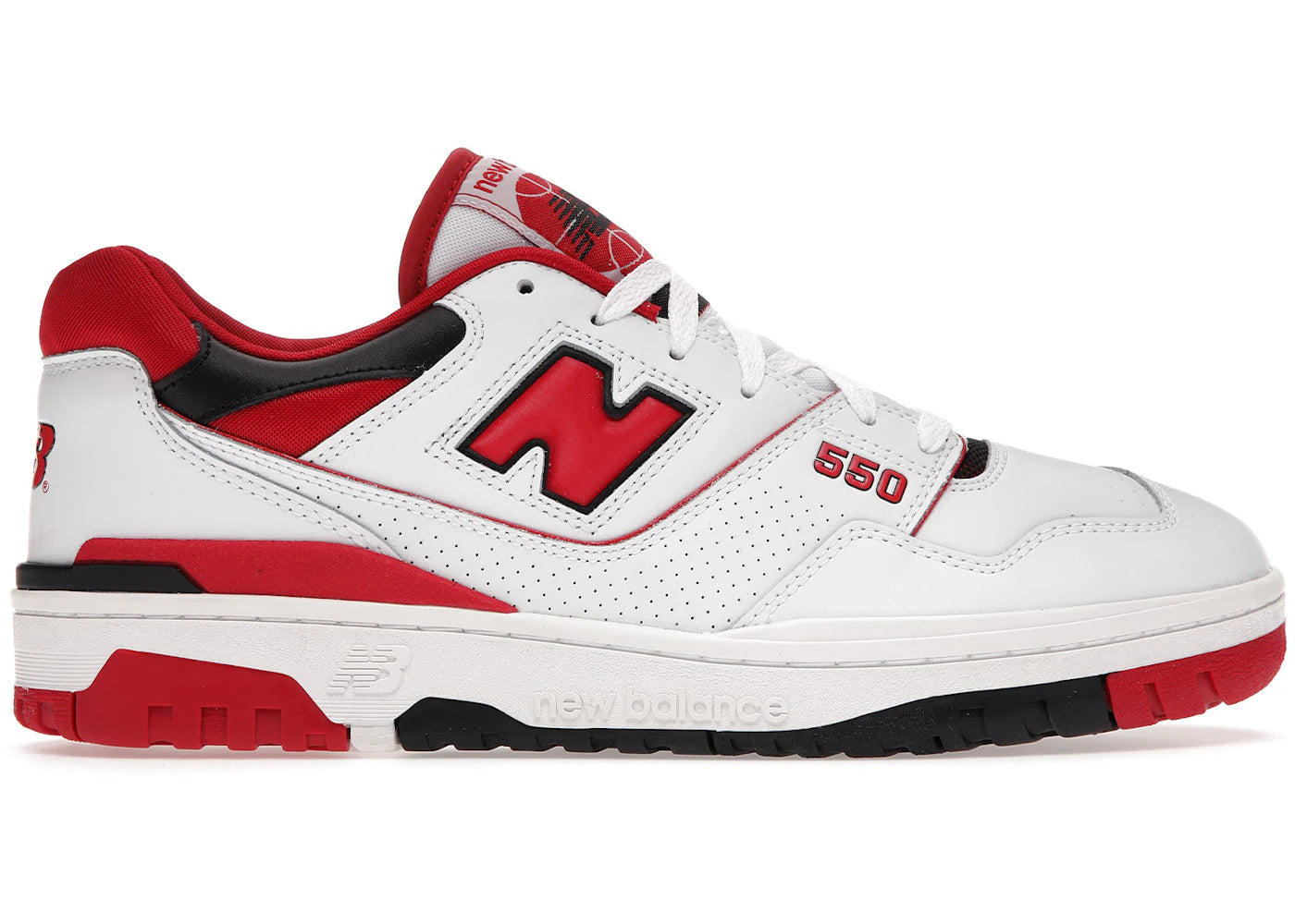 New Balance 550 Team Red