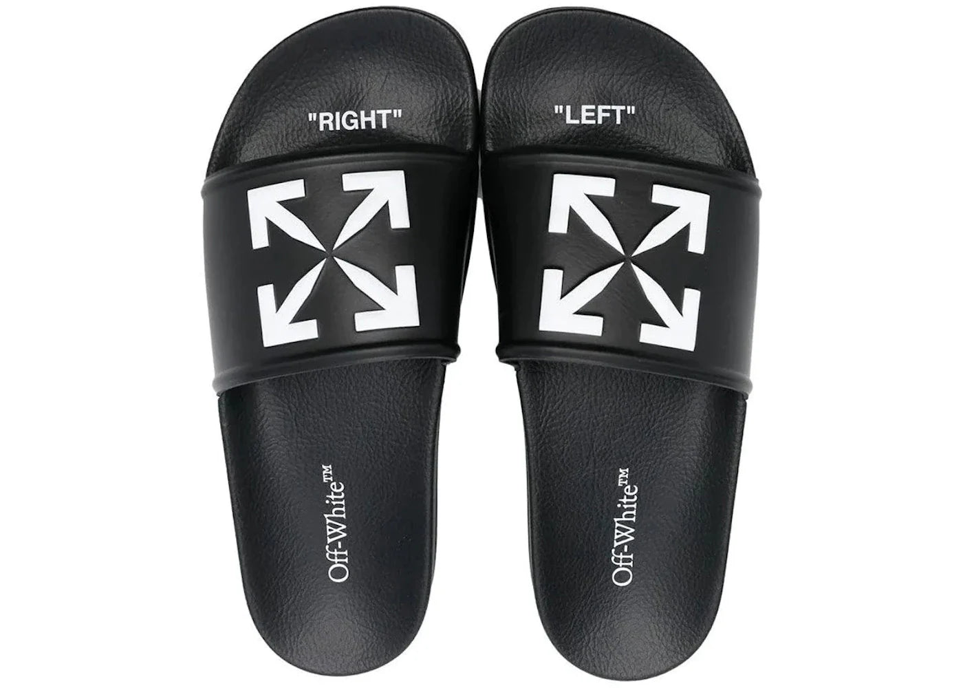 Off-White Arrow Slide Black White