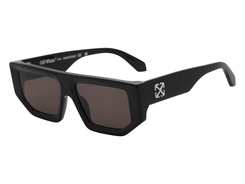 OFF-WHITE Vancouver Sunglasses Black Dark Grey (OERI13FF24PLA0011007-FR)