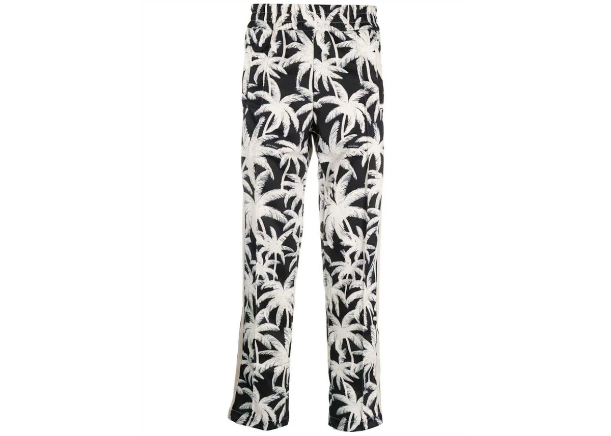 Palm Angels All Over Palms Trackpants White/Black