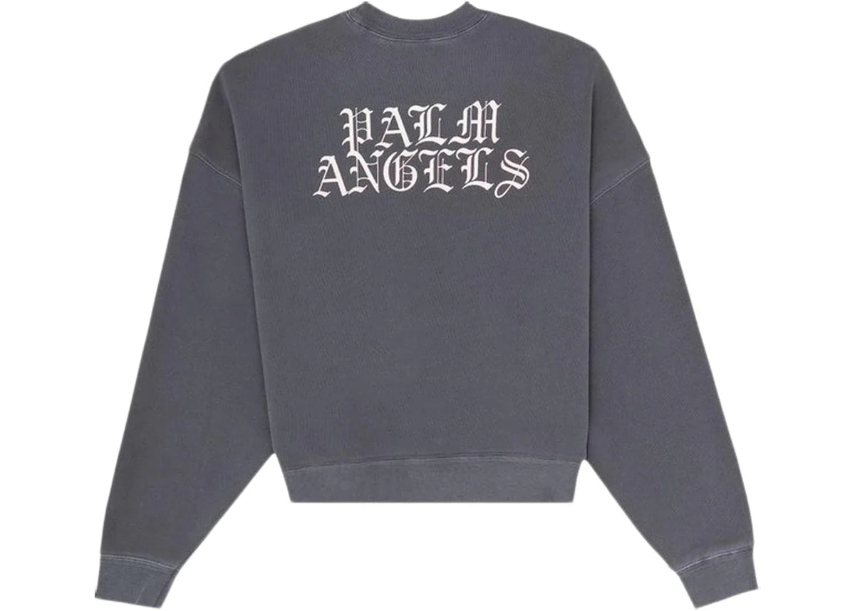 Palm Angels Burning Head Crewneck Black