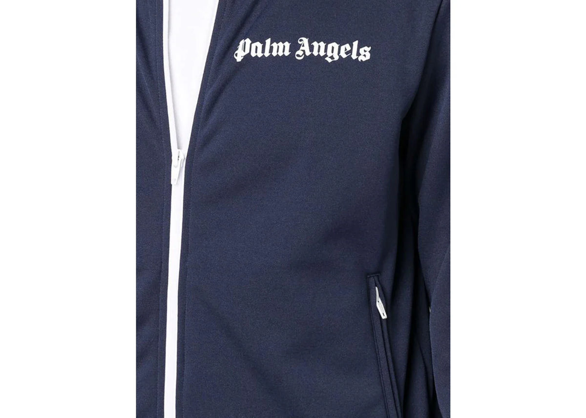 Palm Angels Track Jacket Navy Blue/White/Black Ss22