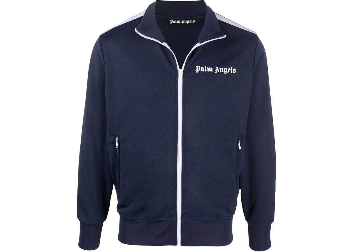 Palm Angels Track Jacket Navy Blue/White/Black Ss22