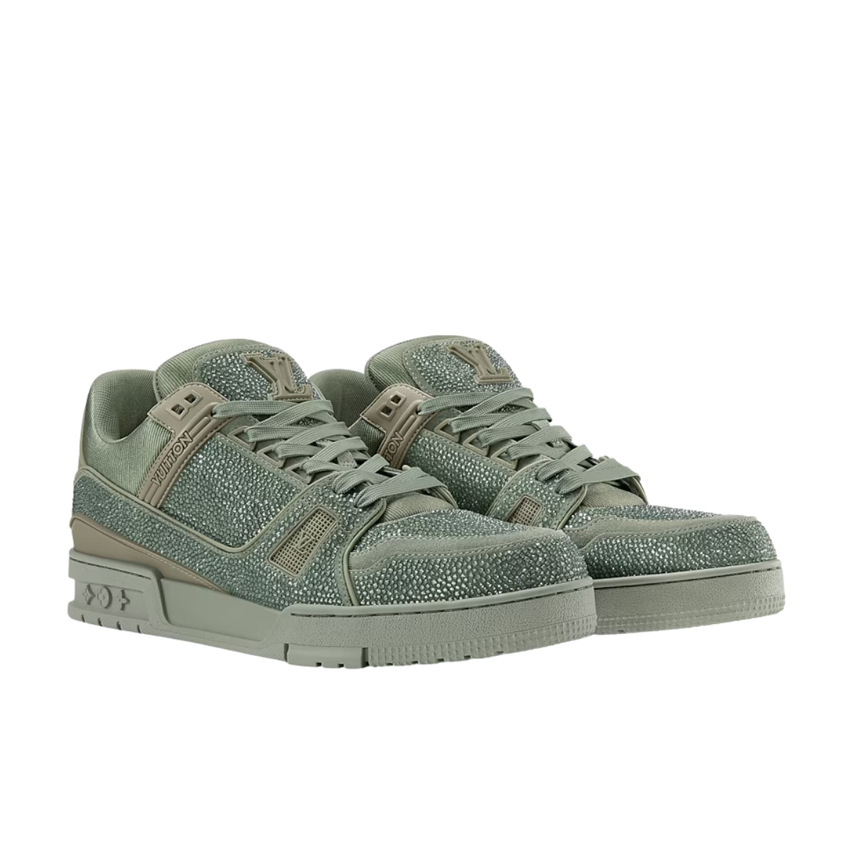 Louis Vuitton Trainer Sneaker Khaki Green