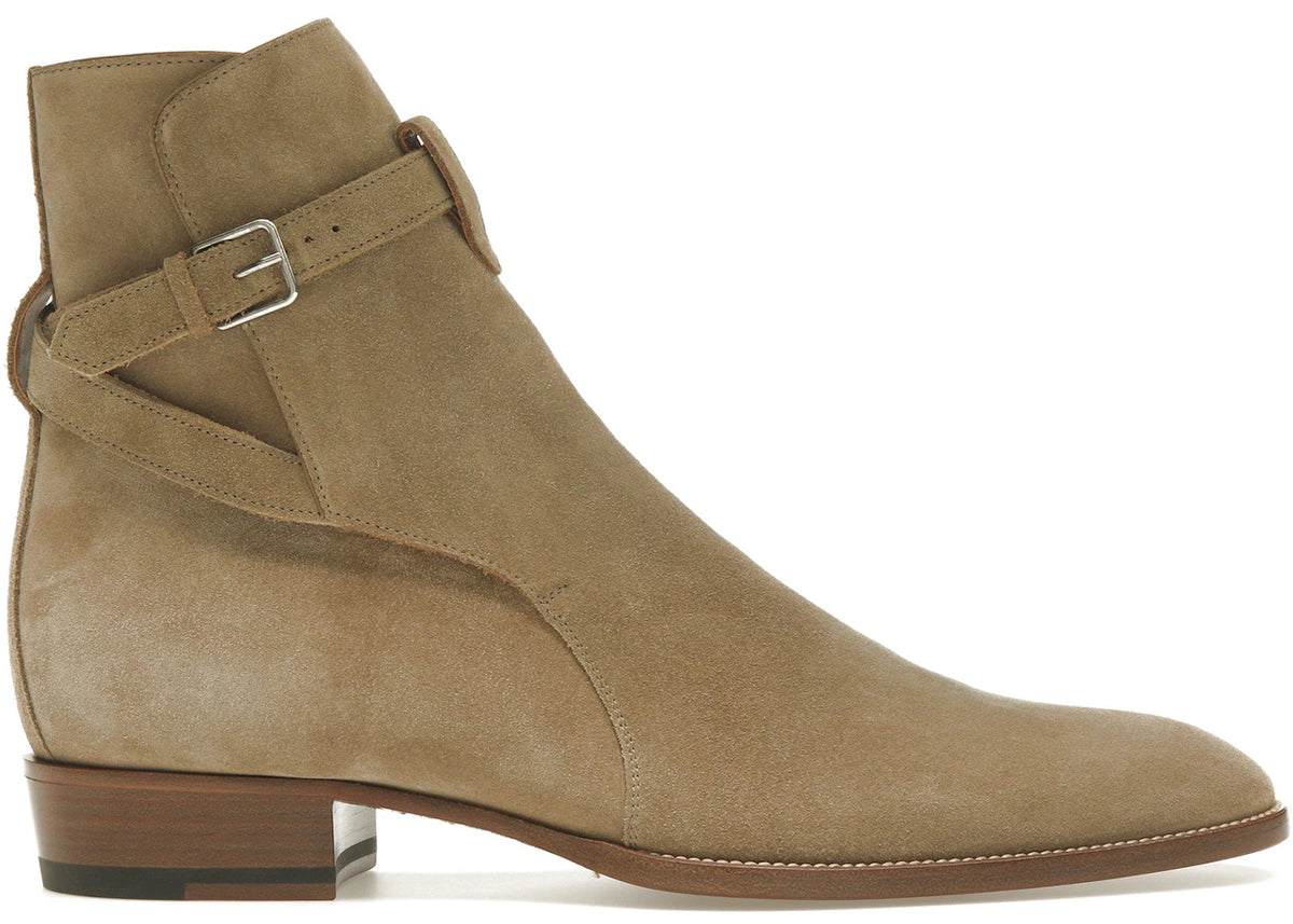 Saint Laurent Wyatt Jodhpur Boot Tobacco Suede