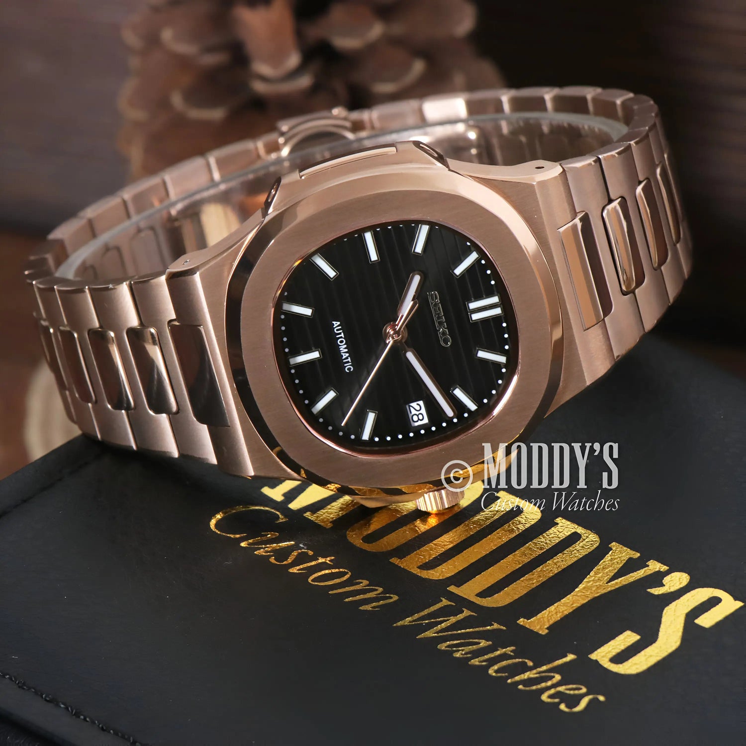 Nautiko Rose Gold Black