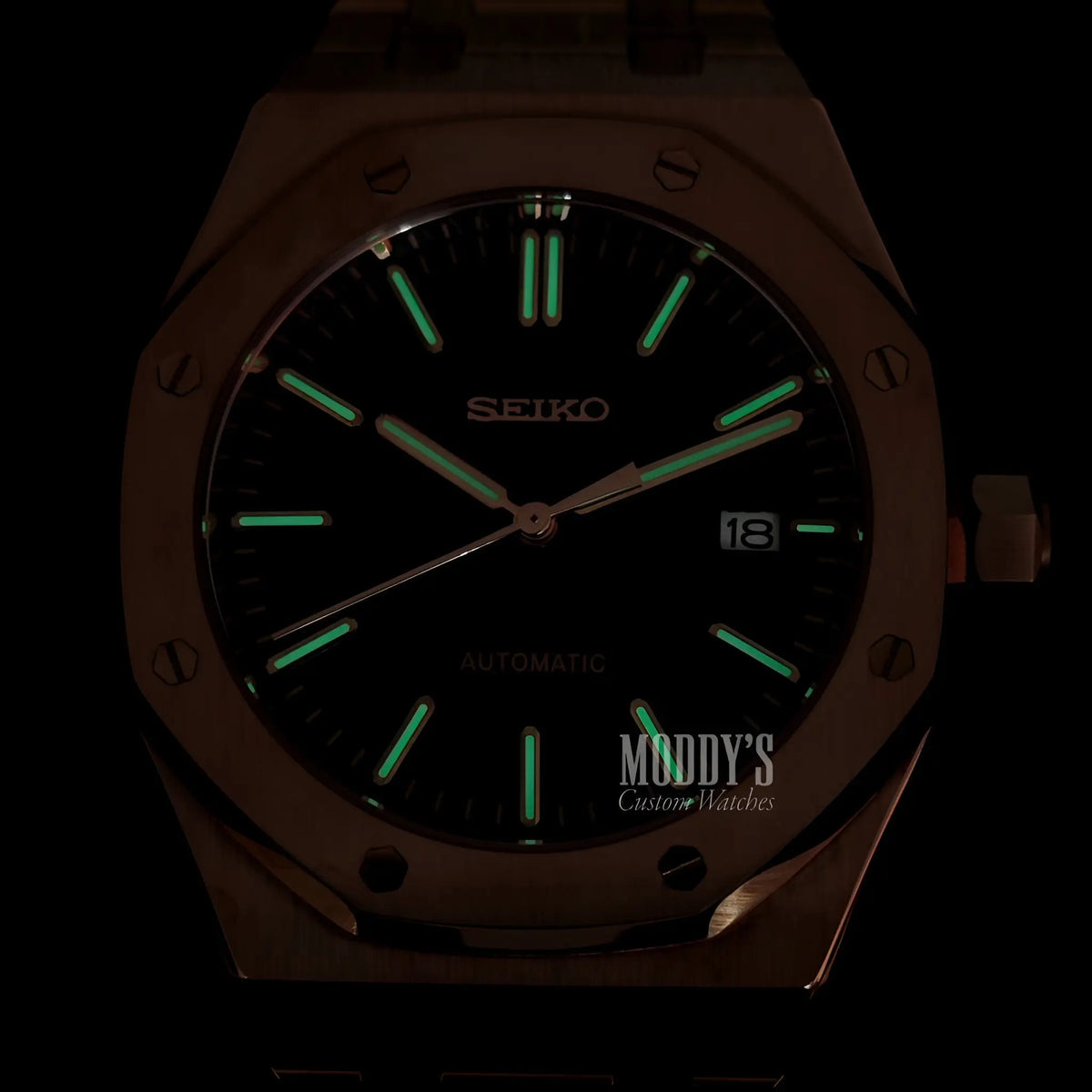Royal Seikoak Rose Gold Black