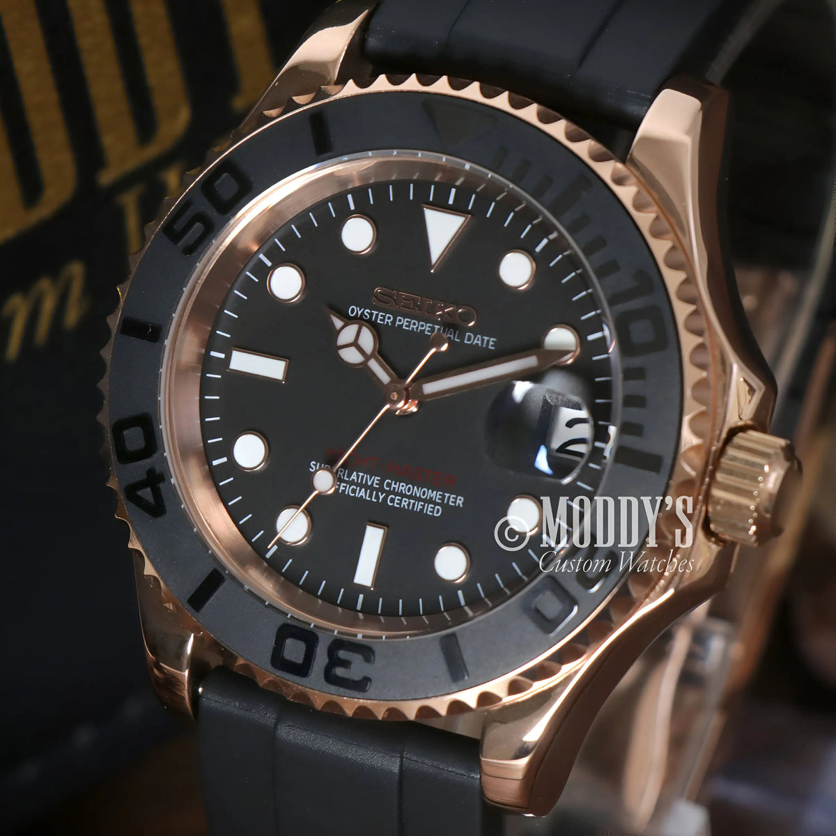Seikomariner Rose Gold - Black