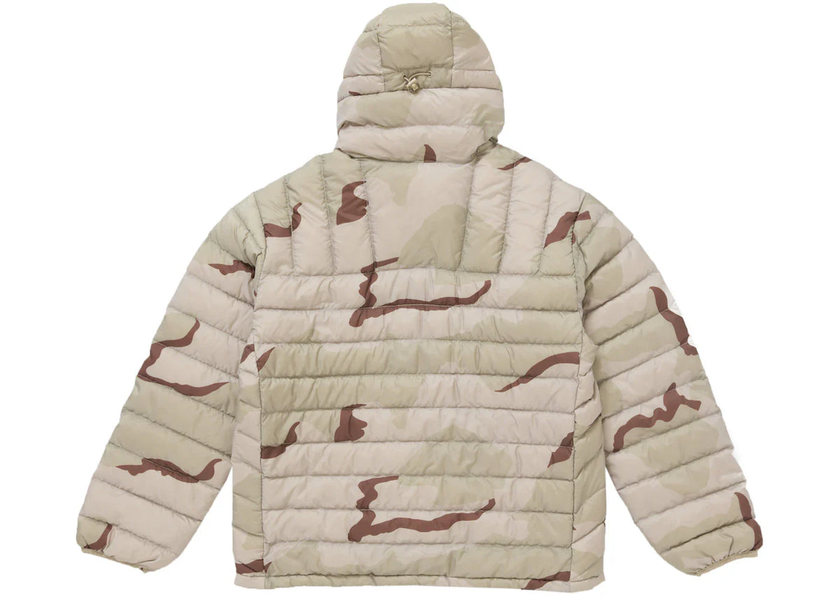 Supreme Micro Down Half Zip Hooded Pullover (Fw24) Desert Camo
