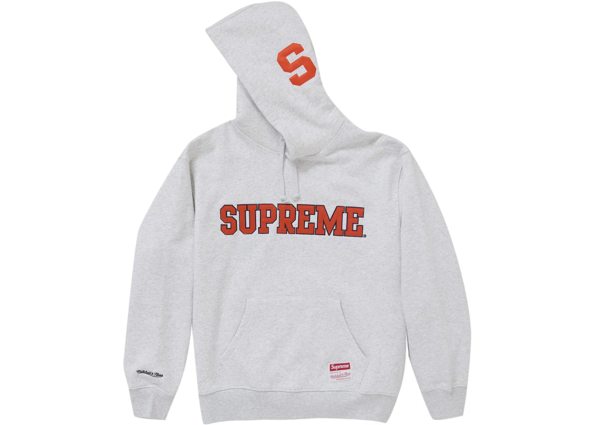 Supreme Mitchell & Ness Ncaa Hoodie Ash Grey