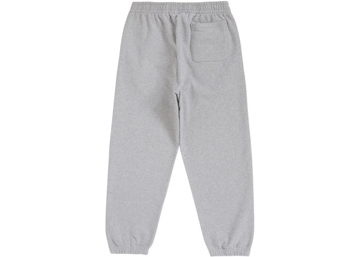 Supreme Satin Applique Sweatpant Fw24 Heather Grey