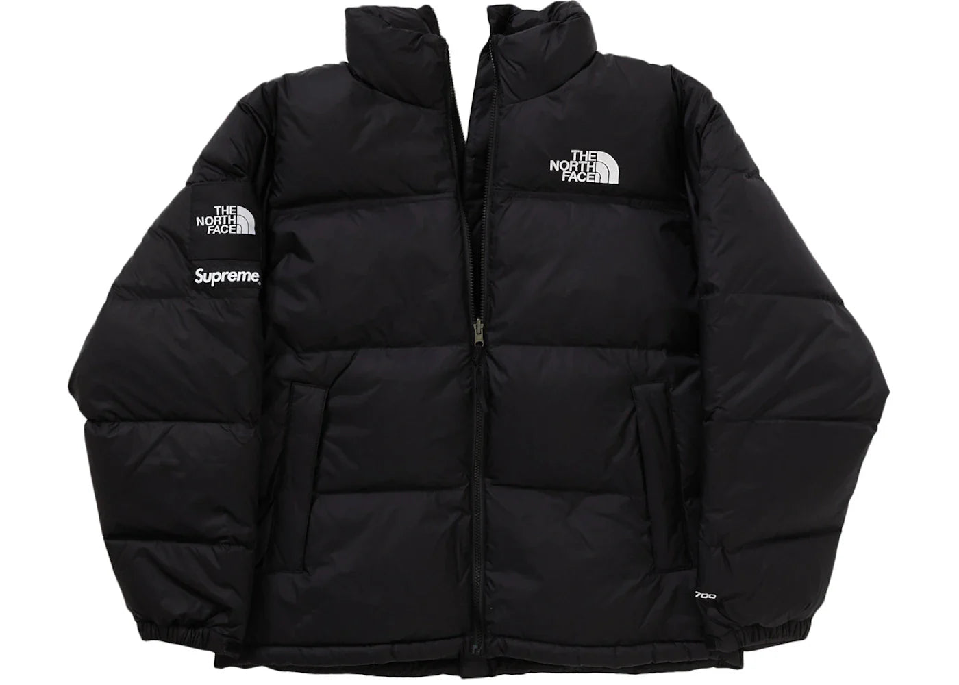Supreme The North Face Split Nuptse Jacket Black