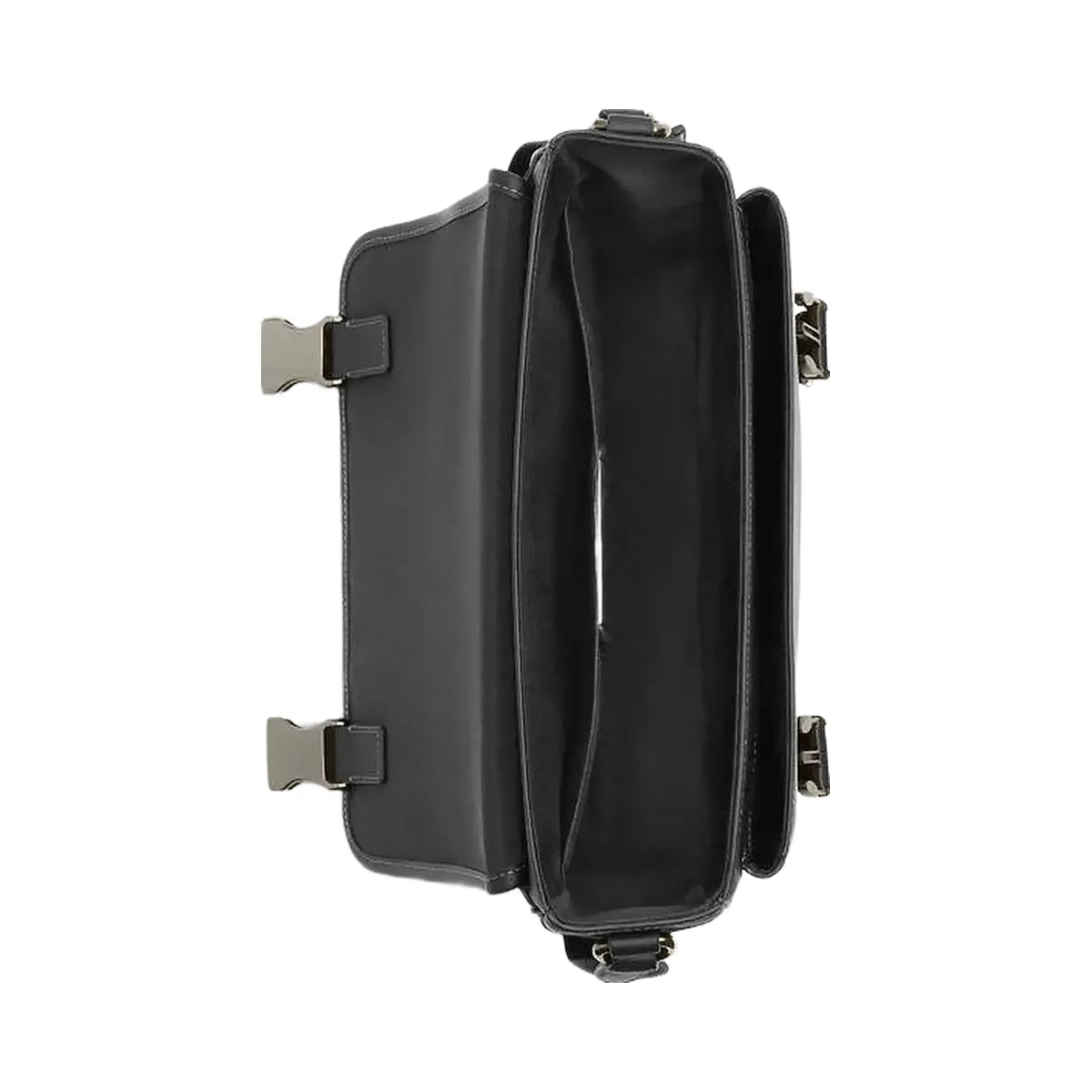 Coach Racer Messenger Bag Smooth Leather-Gunmetal-Black