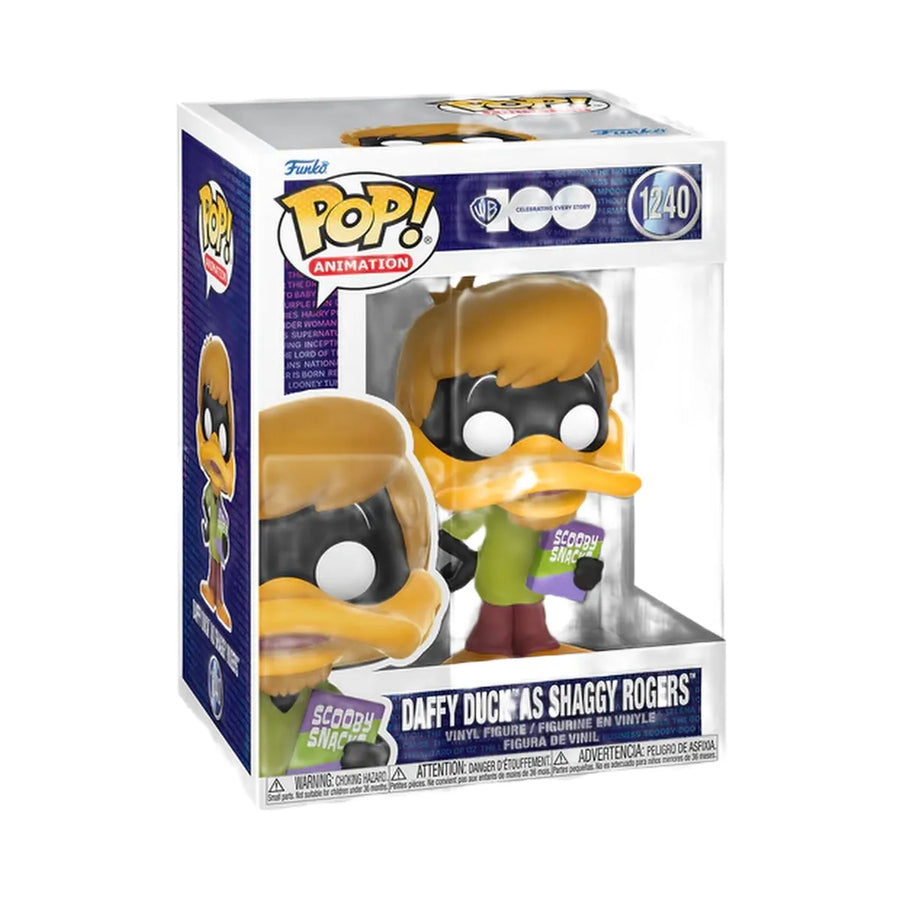 Funko Pop! Looney Tunes x Scooby-Doo Daffy Duck as Shaggy Rogers #1240