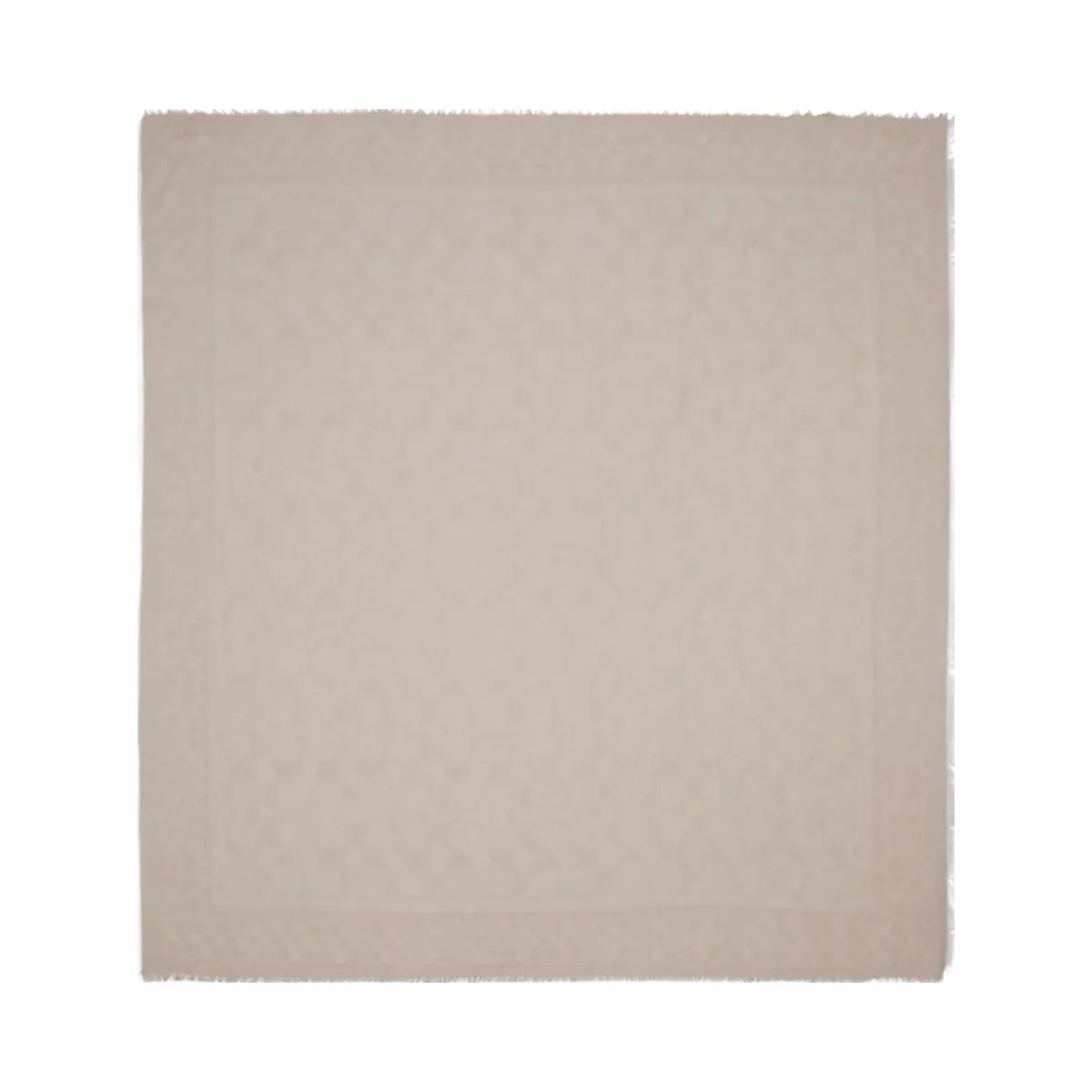 Coach Signature Oversized Square Scarf Oatmeal
