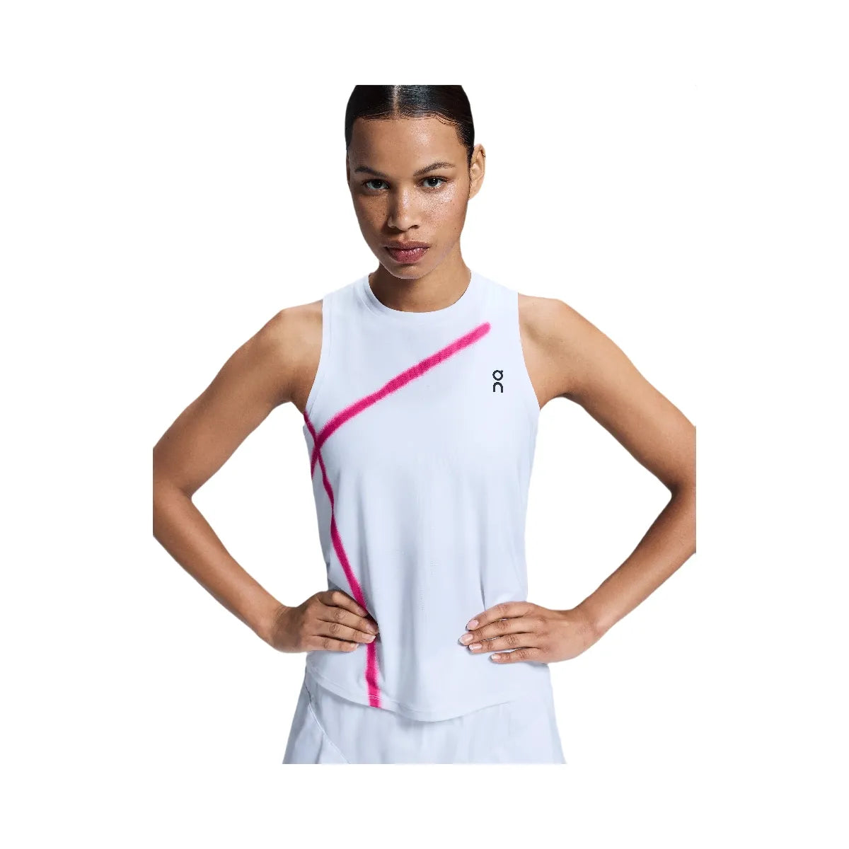 On Court Tank White