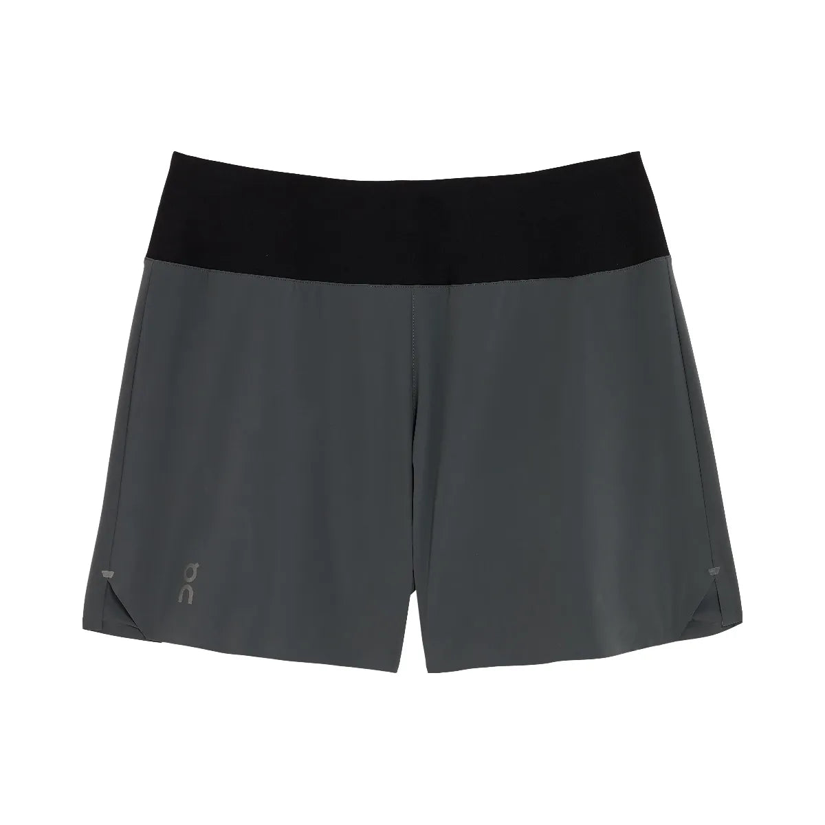 On 5" Running Shorts Lead Black