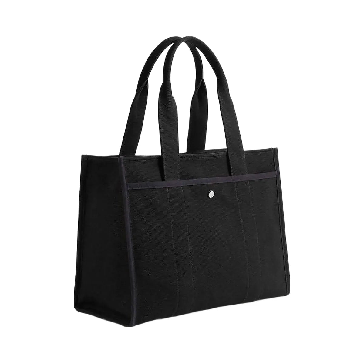 Coach Cargo Tote Bag 42 Canvas-Silver-Black