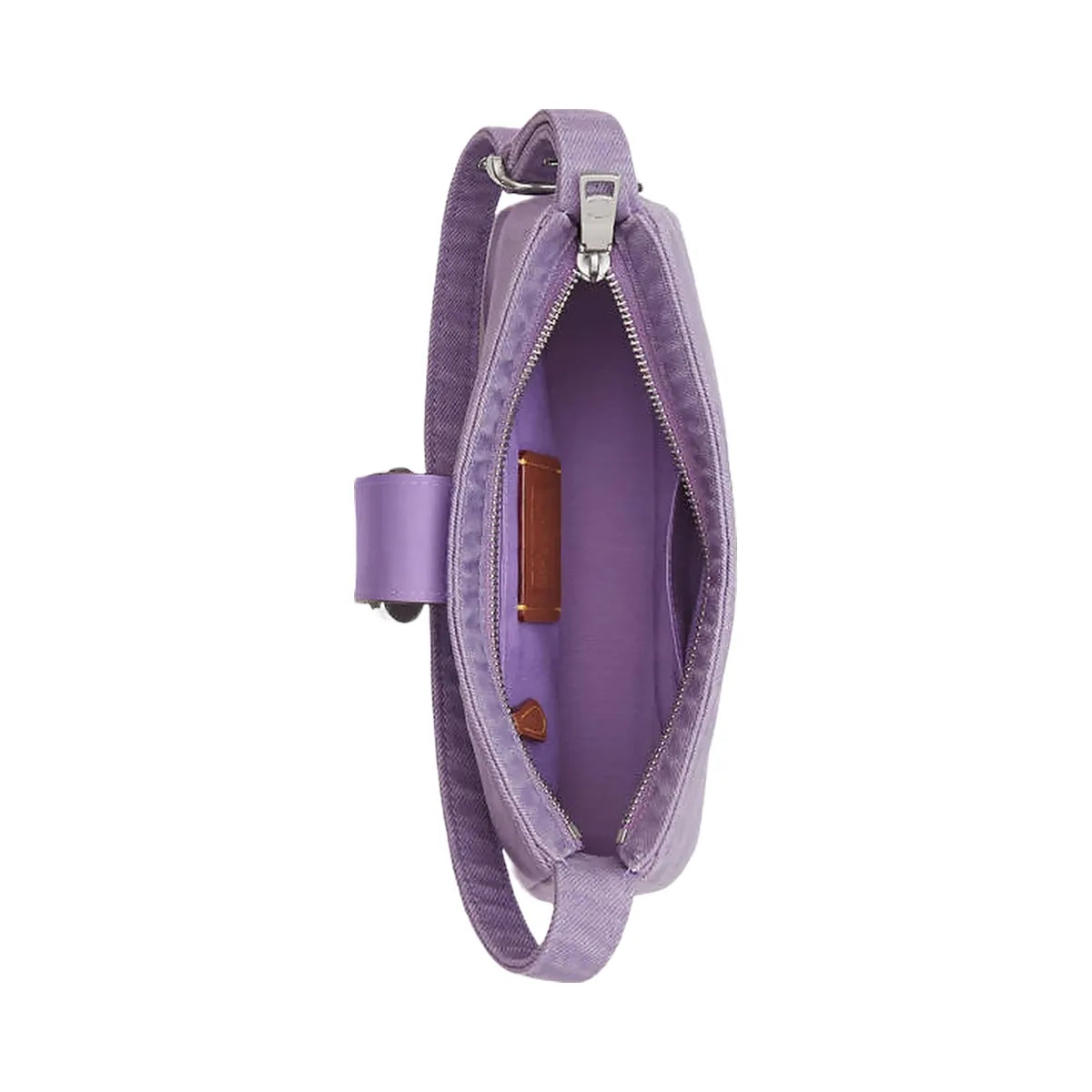 Coach Eliza Shoulder Bag Denim-Silver-Iris