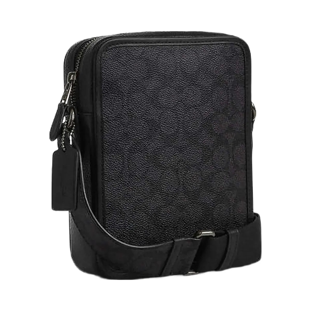 Coach Sullivan Crossbody Bag In Signature Canvas With Patches Gunmetal-Charcoal Multi