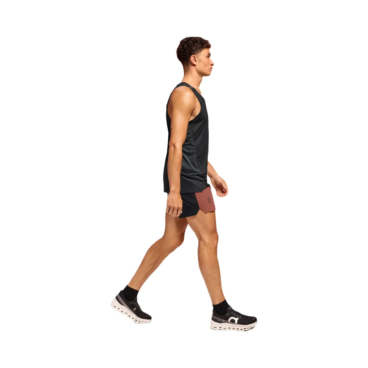 On 5" Lightweight Shorts Auburn Black