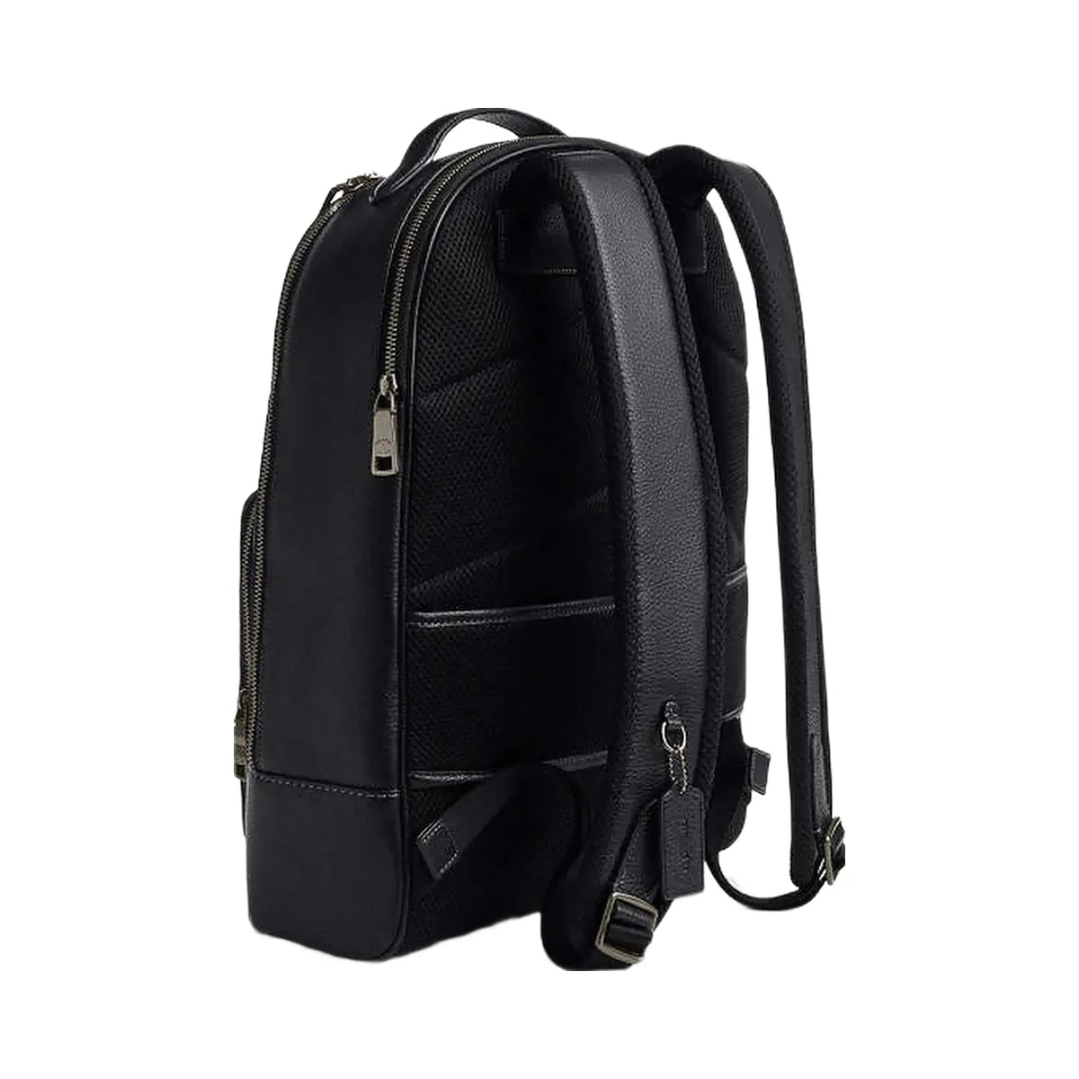 Coach Ethan Backpack In Signature Leather Pebbled Leather-Gunmetal-Black