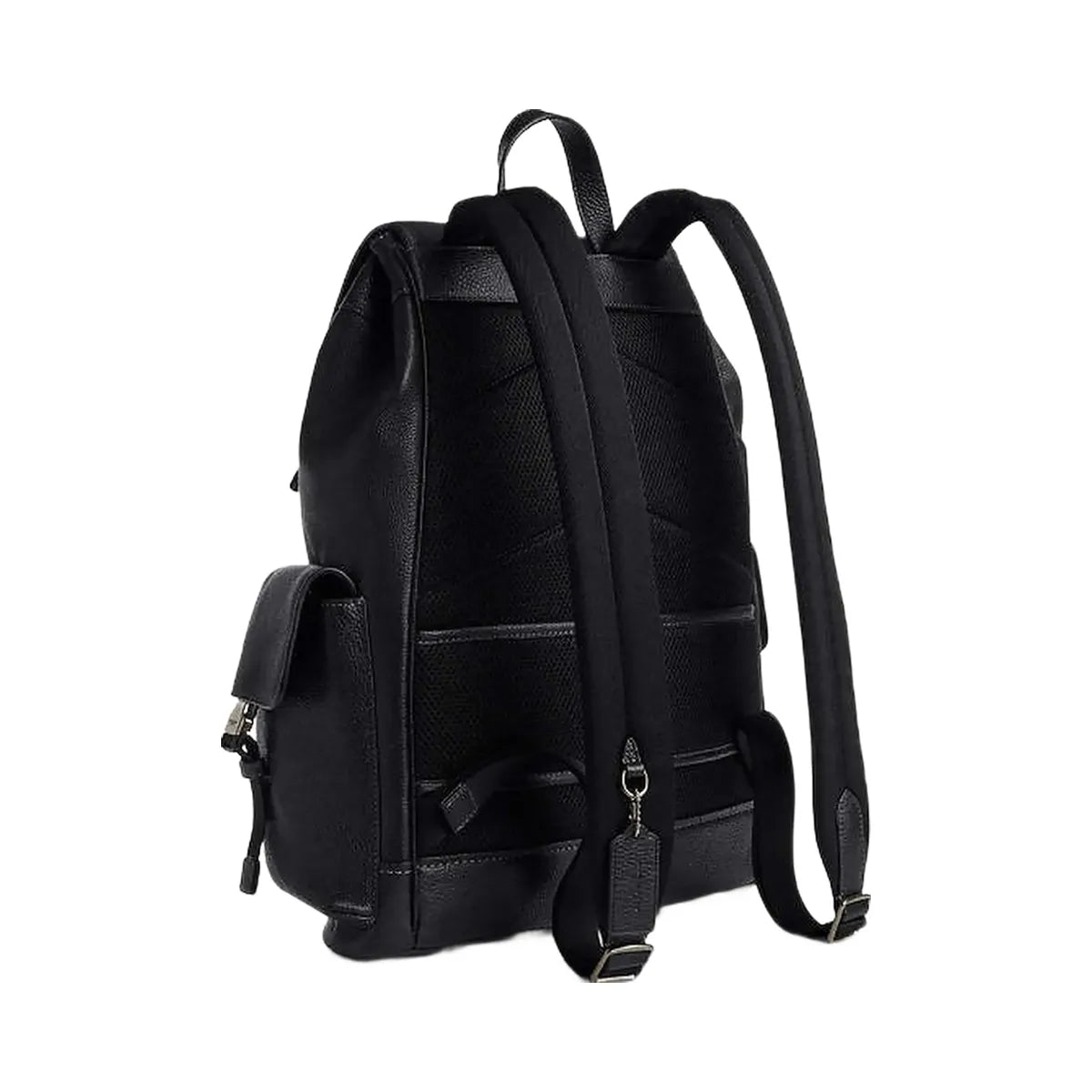 Coach Clark Backpack Pebbled Leather-Gunmetal-Black
