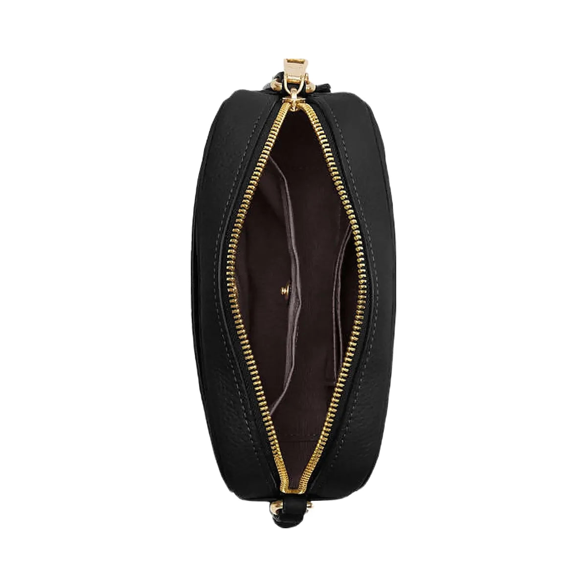 Coach Mini Jamie Camera Bag Pebbled Leather-Gold-Black