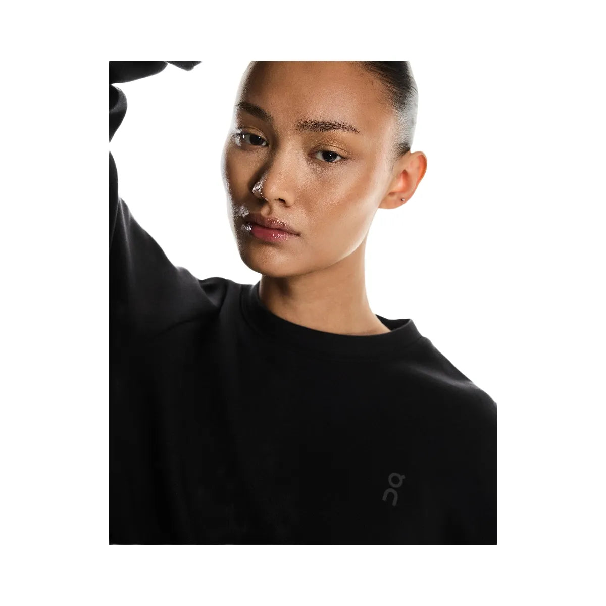 On Focus Tech Crew Black