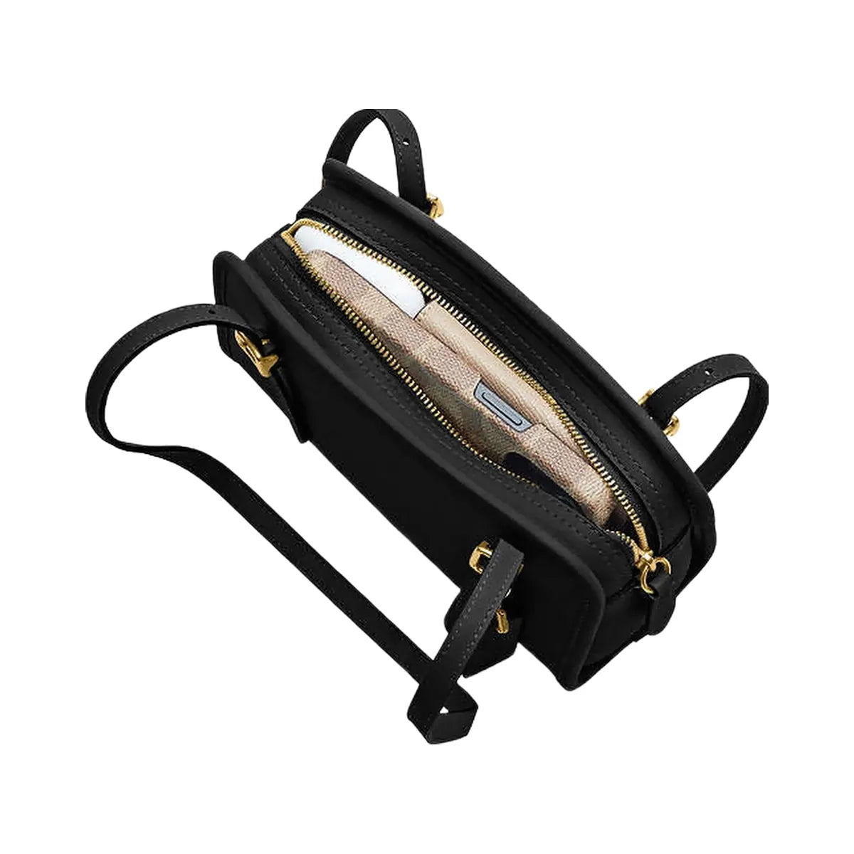 Coach Swing Zip Bag 20 Brass-Black