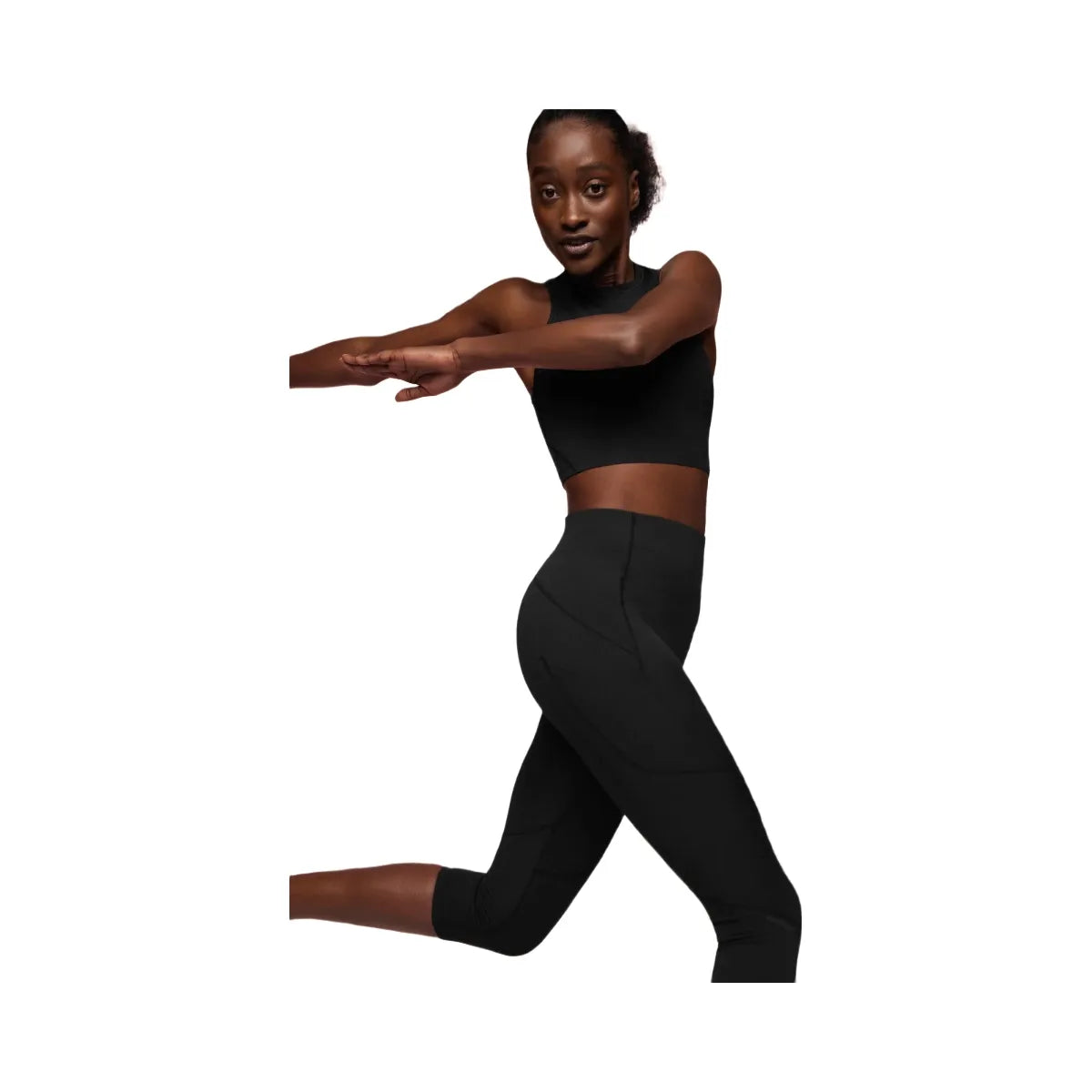 On Movement 3/4 Tights Black