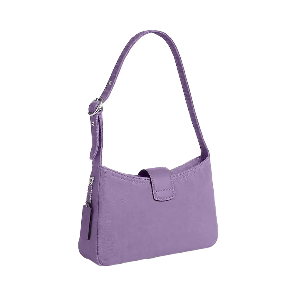 Coach Eliza Shoulder Bag Denim-Silver-Iris